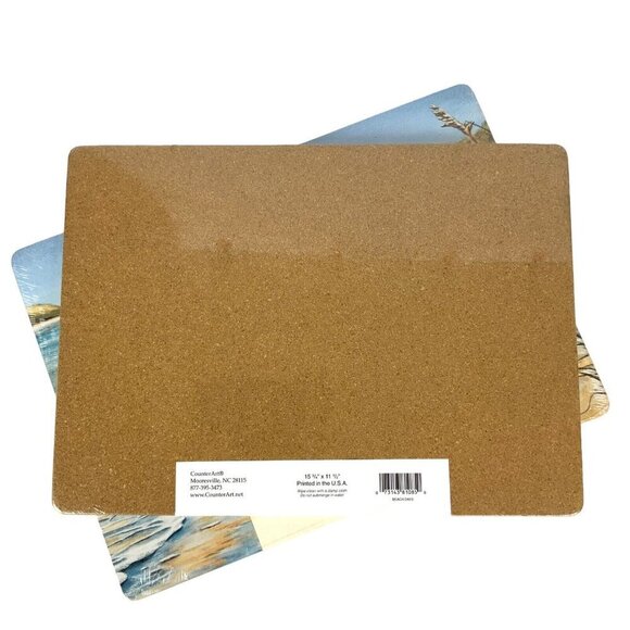 Counterart Hardboard Table Mats Set Of 4 Adirondack Beach Chairs Design - Picture 2 of 3